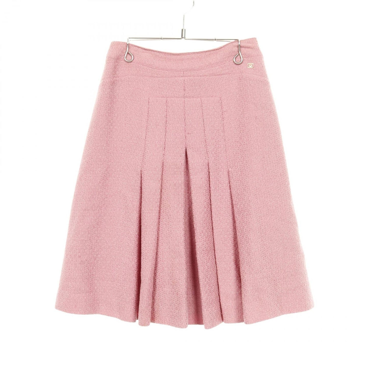 Chanel Coco Mark Wool Nylon Skirt