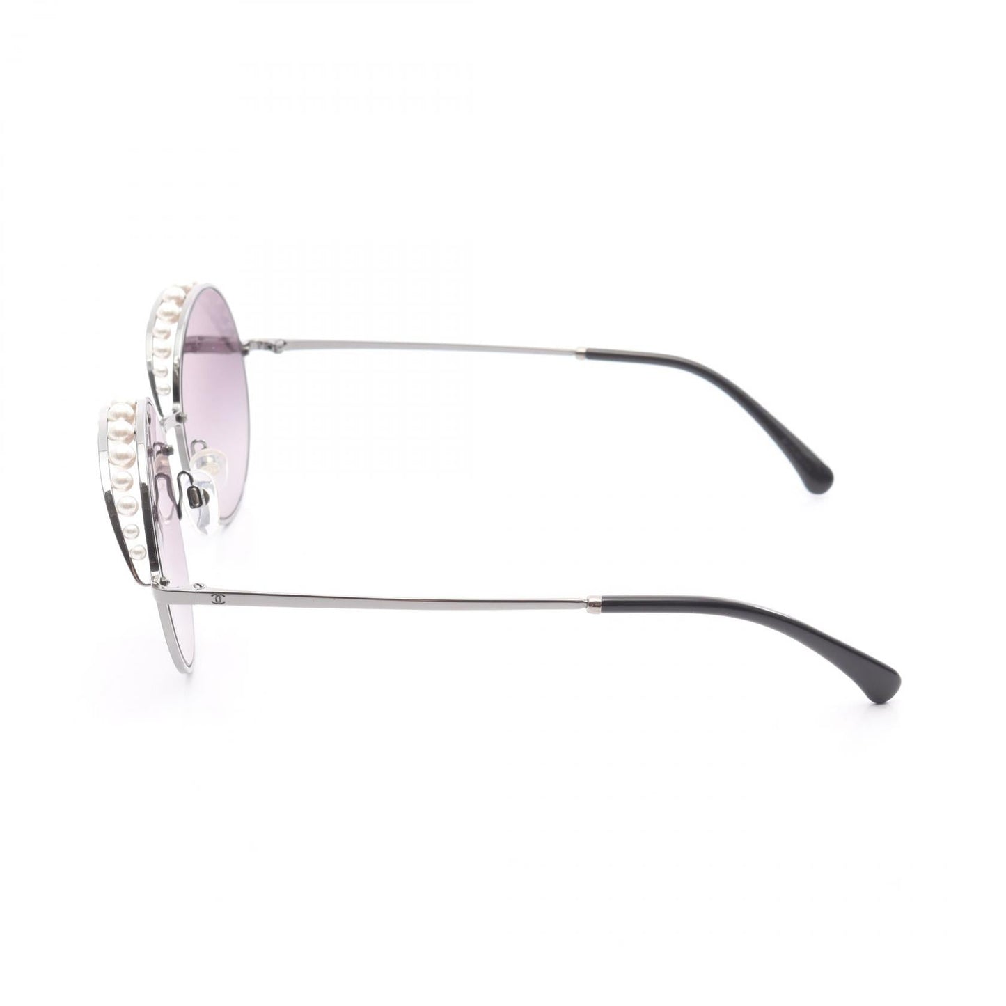Chanel Coco Mark Metal Pearl Sunglasses