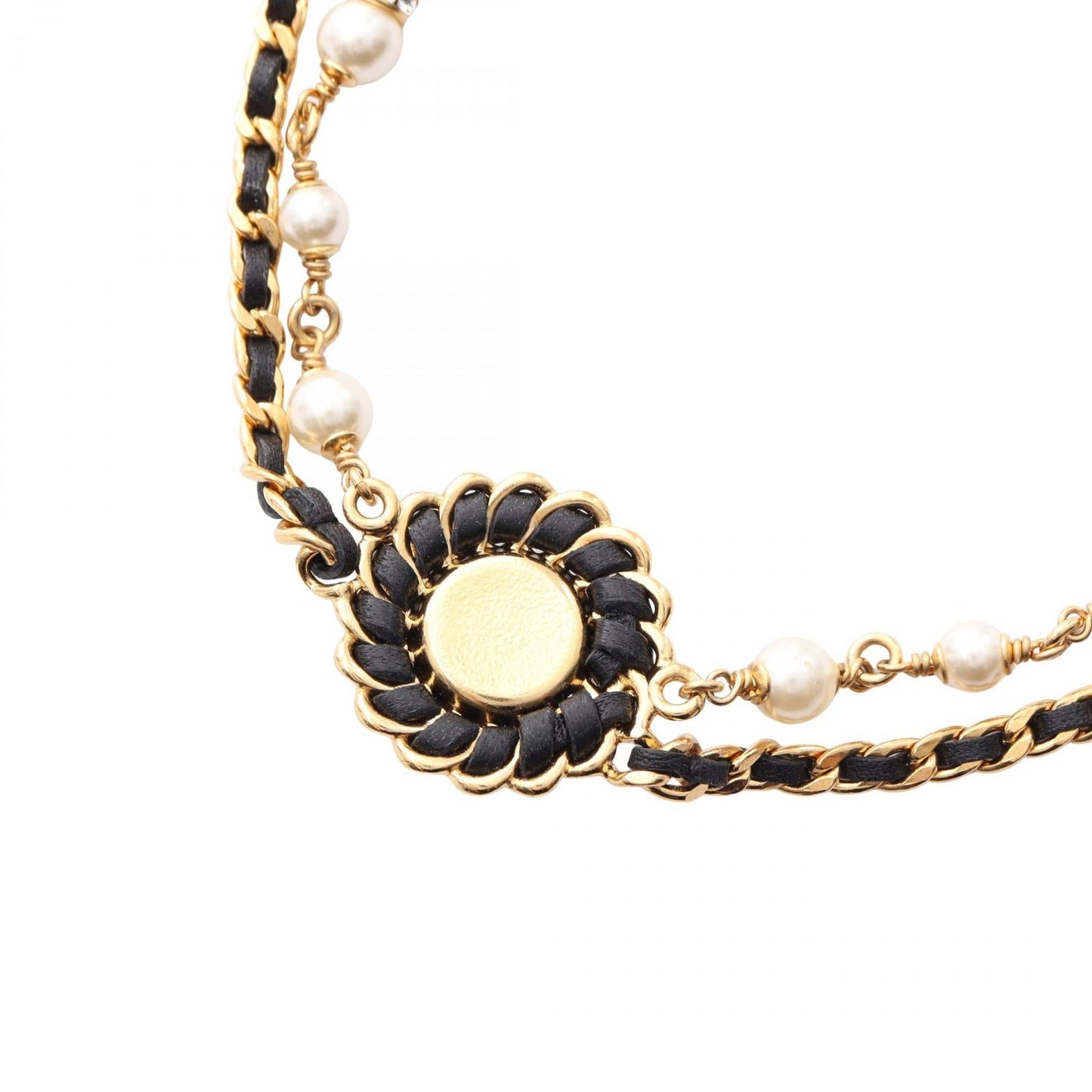 Chanel Coco Mark Faux Pearl Rhinestone Choker