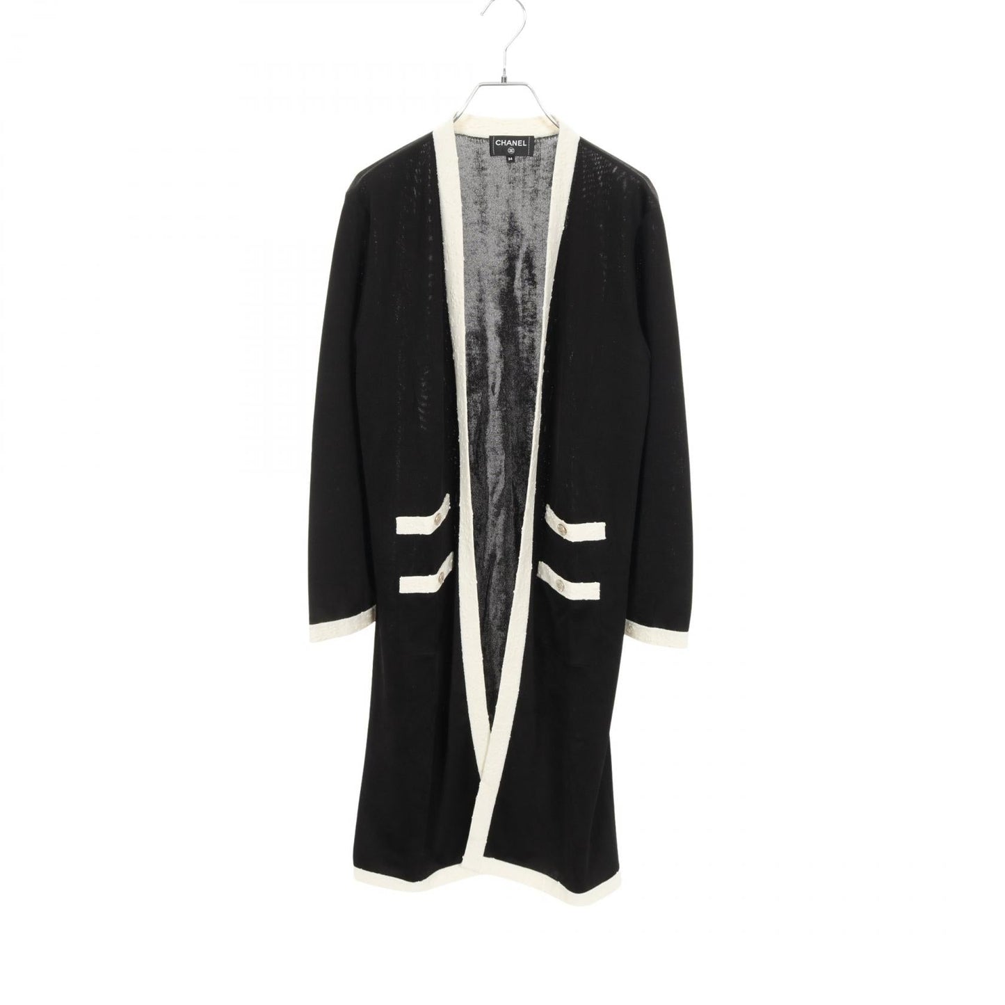 Chanel Coco Mark Button Viscose Cardigan