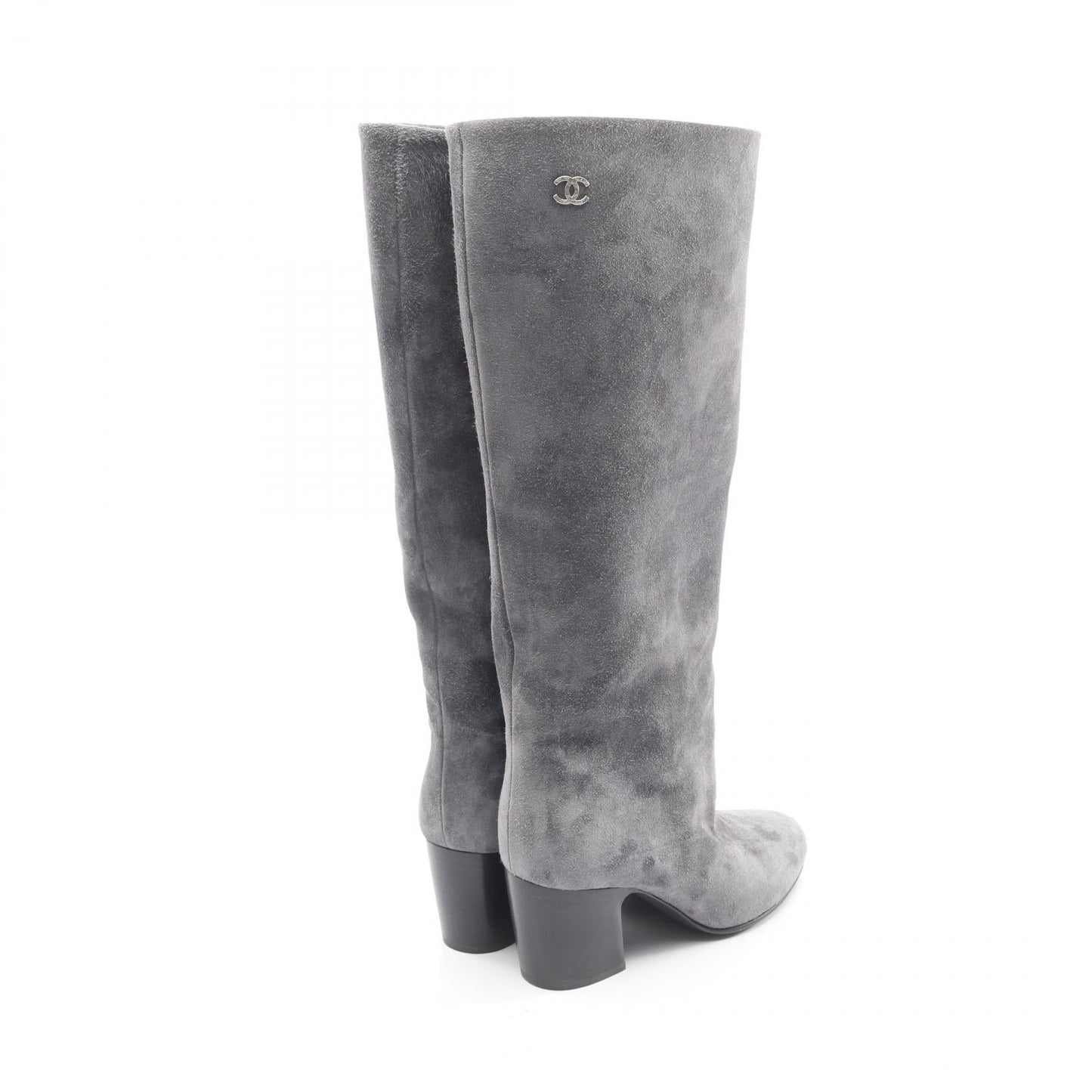 Chanel Coco Mark Suede Boots