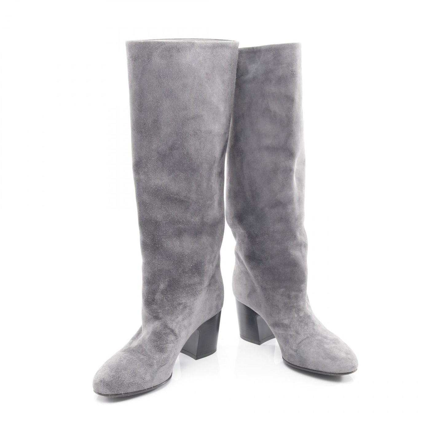 Chanel Coco Mark Suede Boots