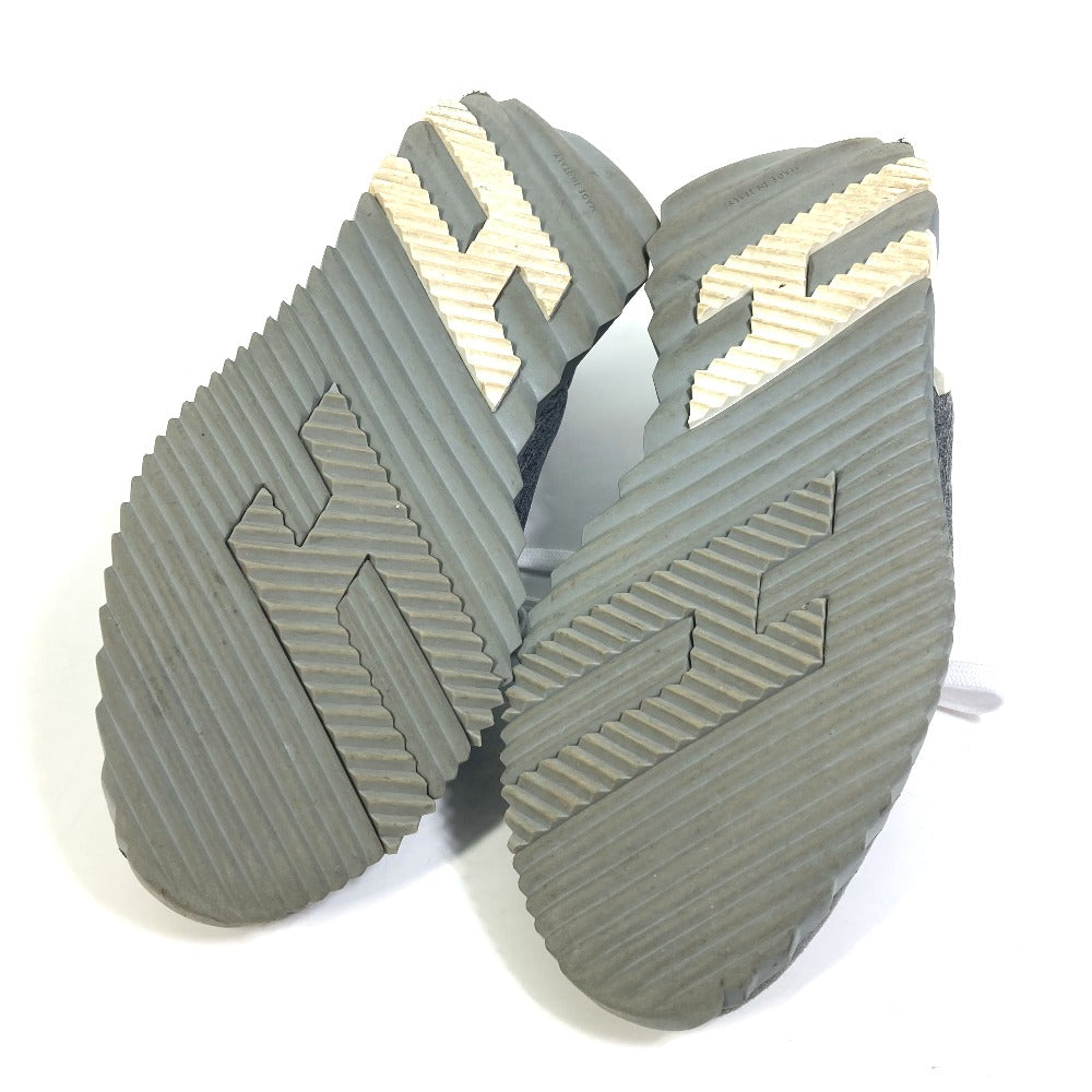 HERMES sneakers Canvas/Suede , Technical Canvas/Suede gray shoes bouncing Women 35 1/2  d