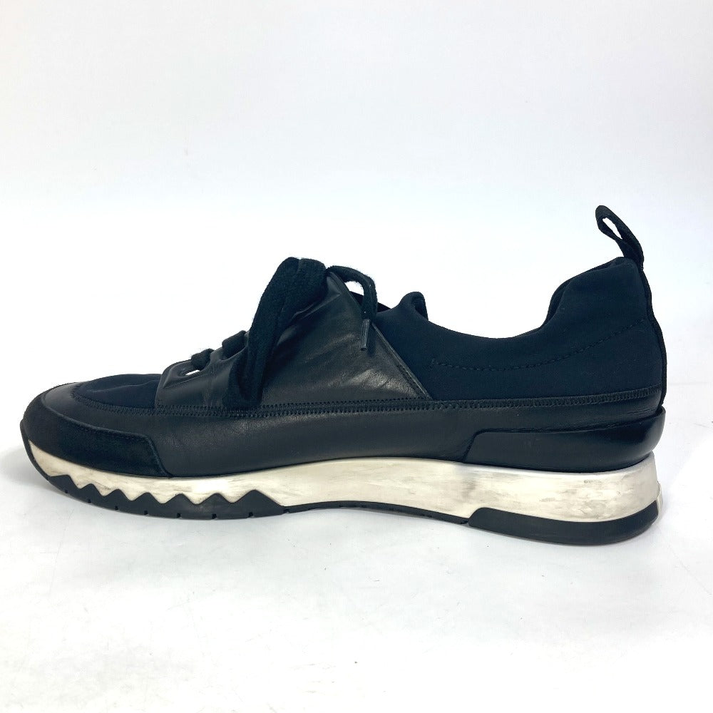 HERMES sneakers Polyamide, Leather black Stadium mens 41  d