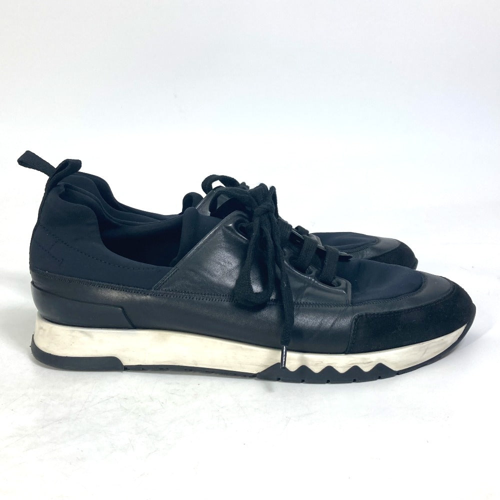 HERMES sneakers Polyamide, Leather black Stadium mens 41  d