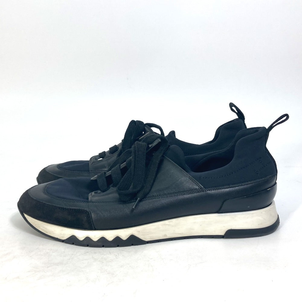 HERMES sneakers Polyamide, Leather black Stadium mens 41  d