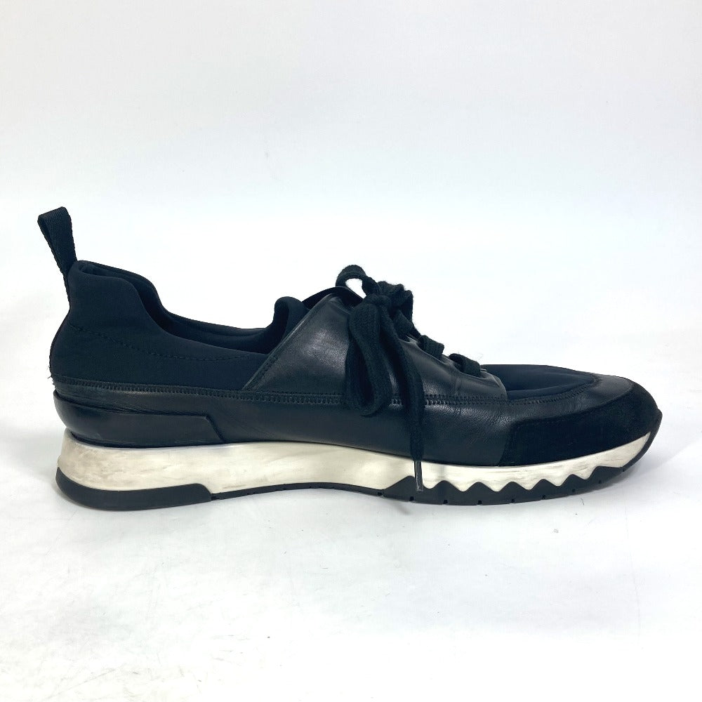 HERMES sneakers Polyamide, Leather black Stadium mens 41  d