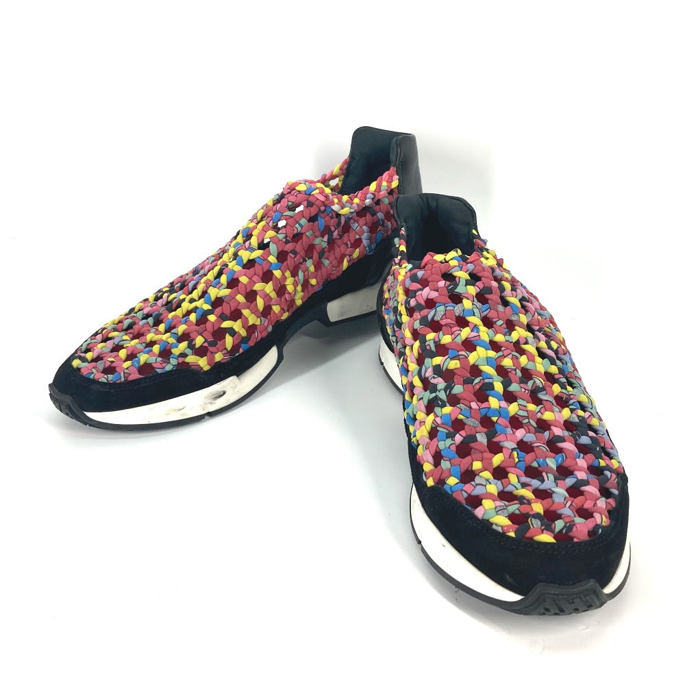 HERMES sneakers leather multicolor Slip-on Women 37  d