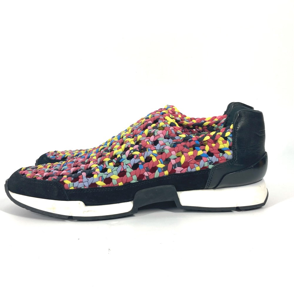 HERMES sneakers leather multicolor Slip-on Women 37  d