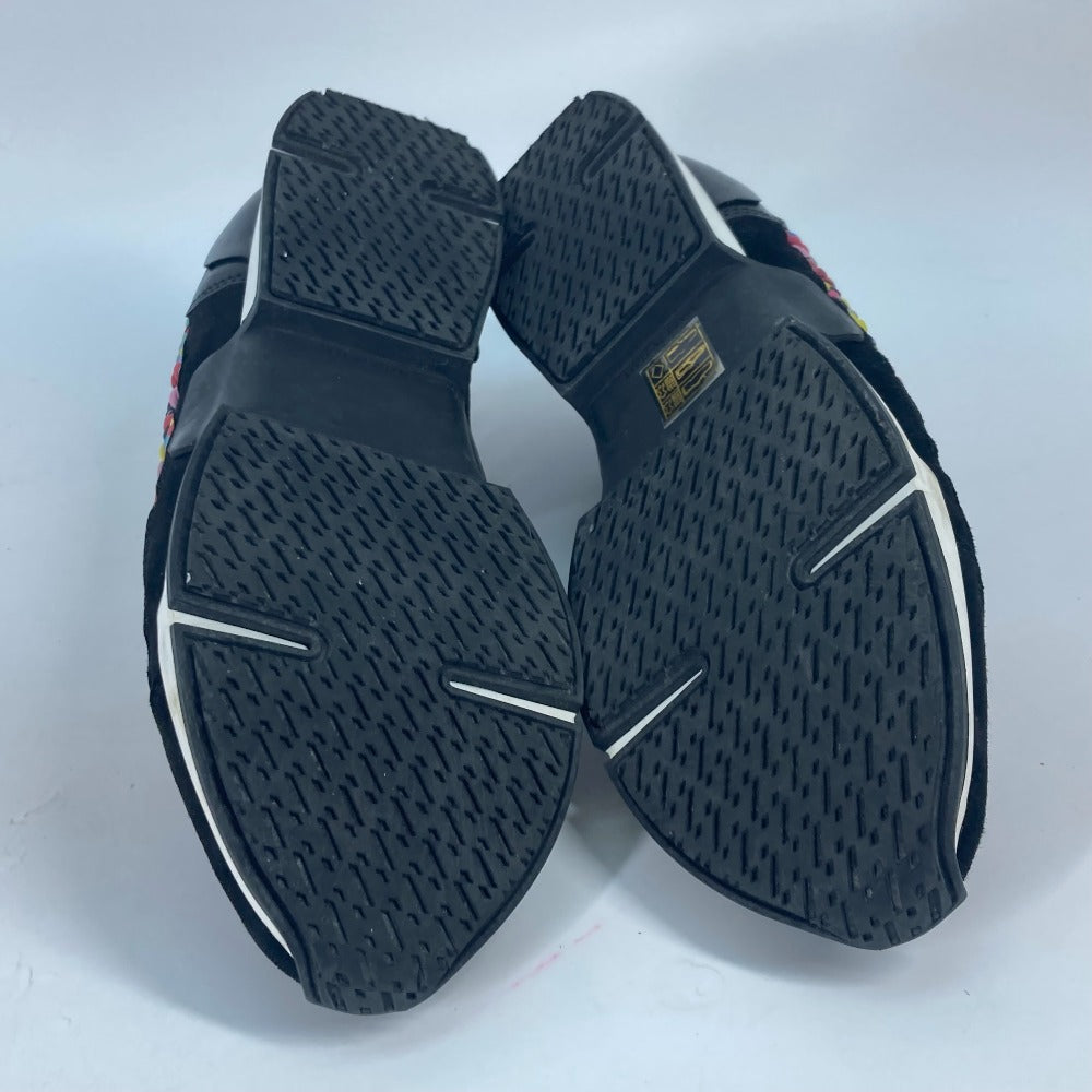 HERMES sneakers leather multicolor Slip-on Women 37  d