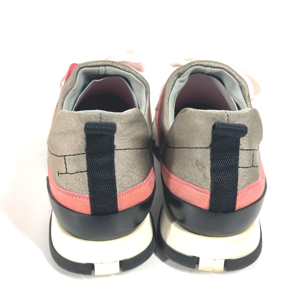 HERMES sneakers suede pink Stadium Women 35.5  d