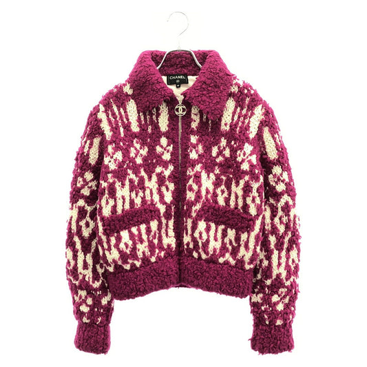 Chanel Knit Blouson Wool Blouson