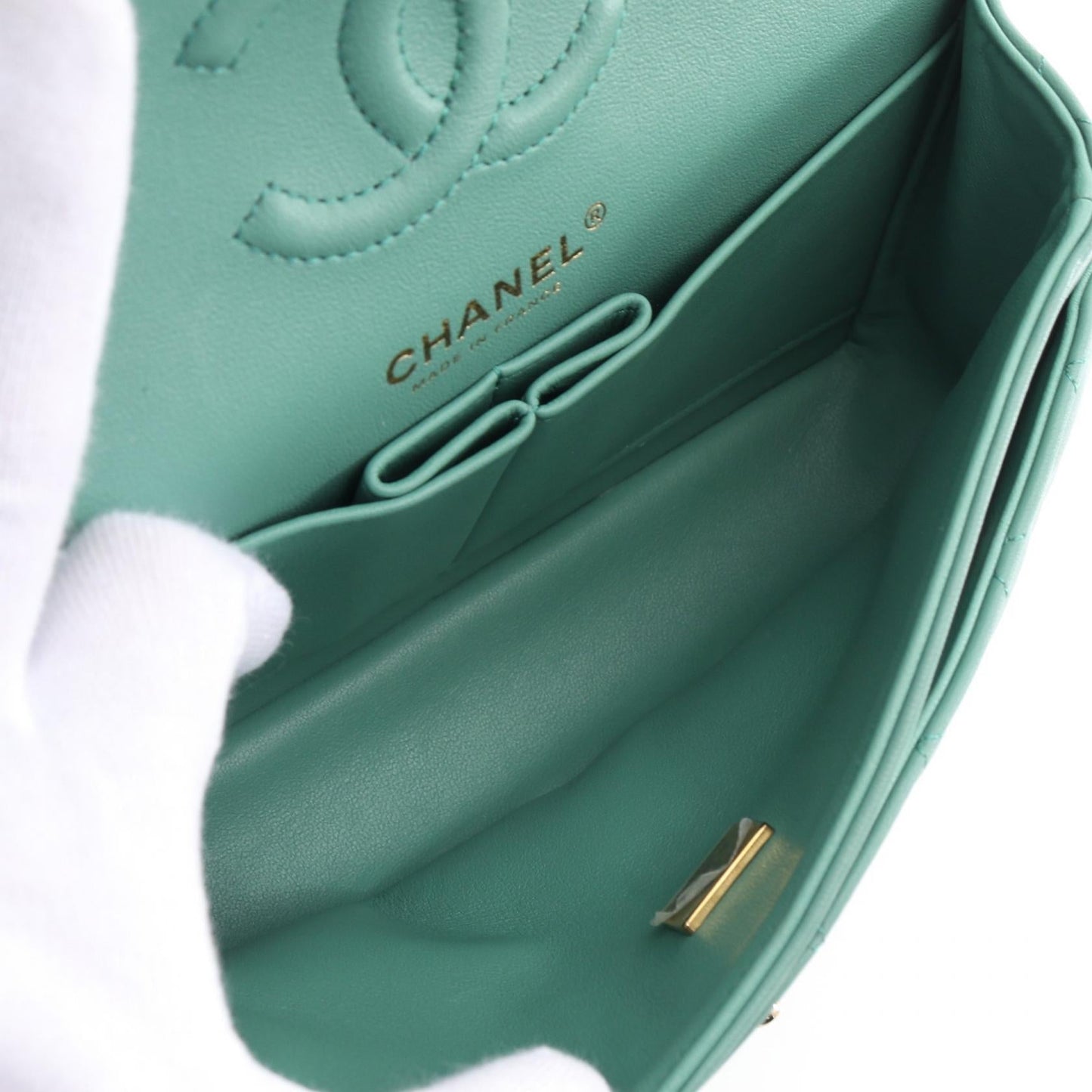 Chanel Matelasse W Flap Lambskin Shoulder Bag