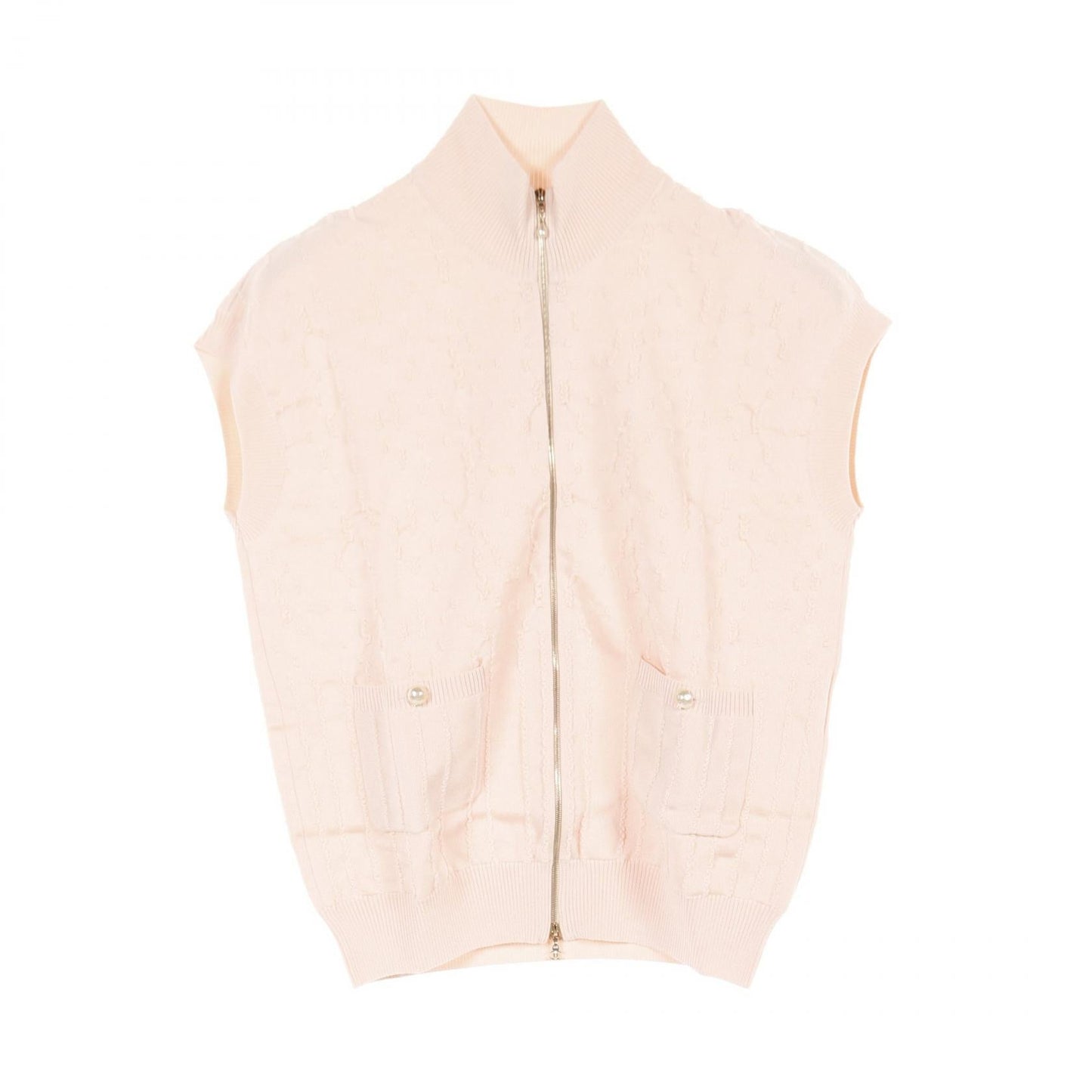 Chanel Coco Mark Rayon Knit Vest