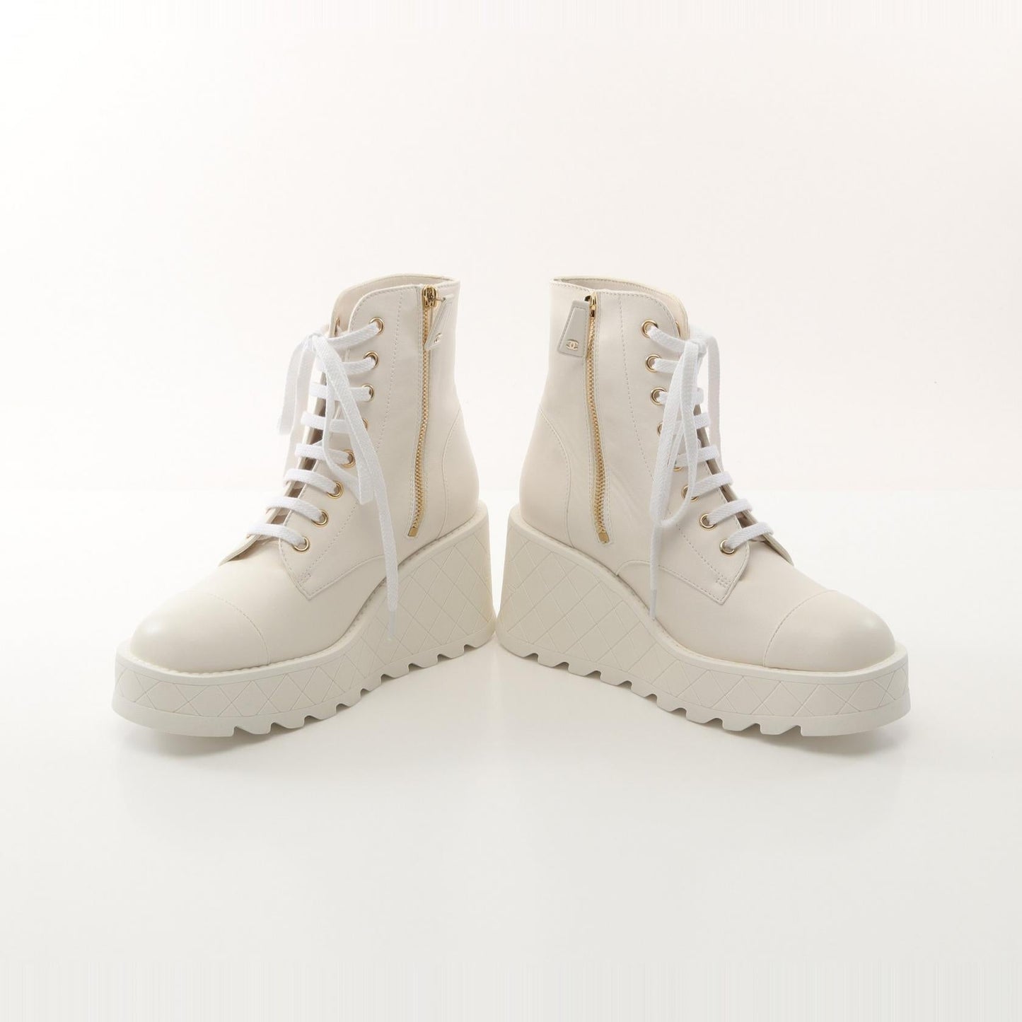 Chanel Coco Mark Leather Boots
