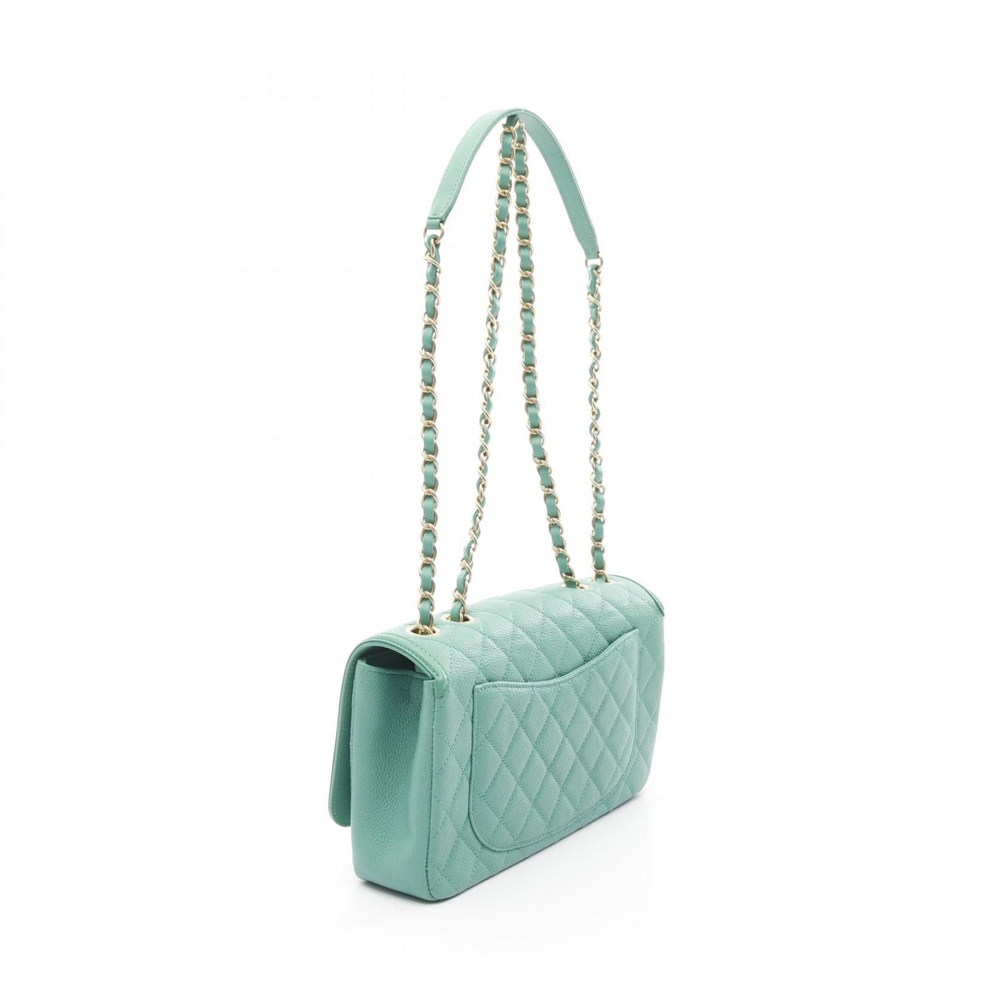 Chanel CC Filigree Caviar Skin Shoulder Bag
