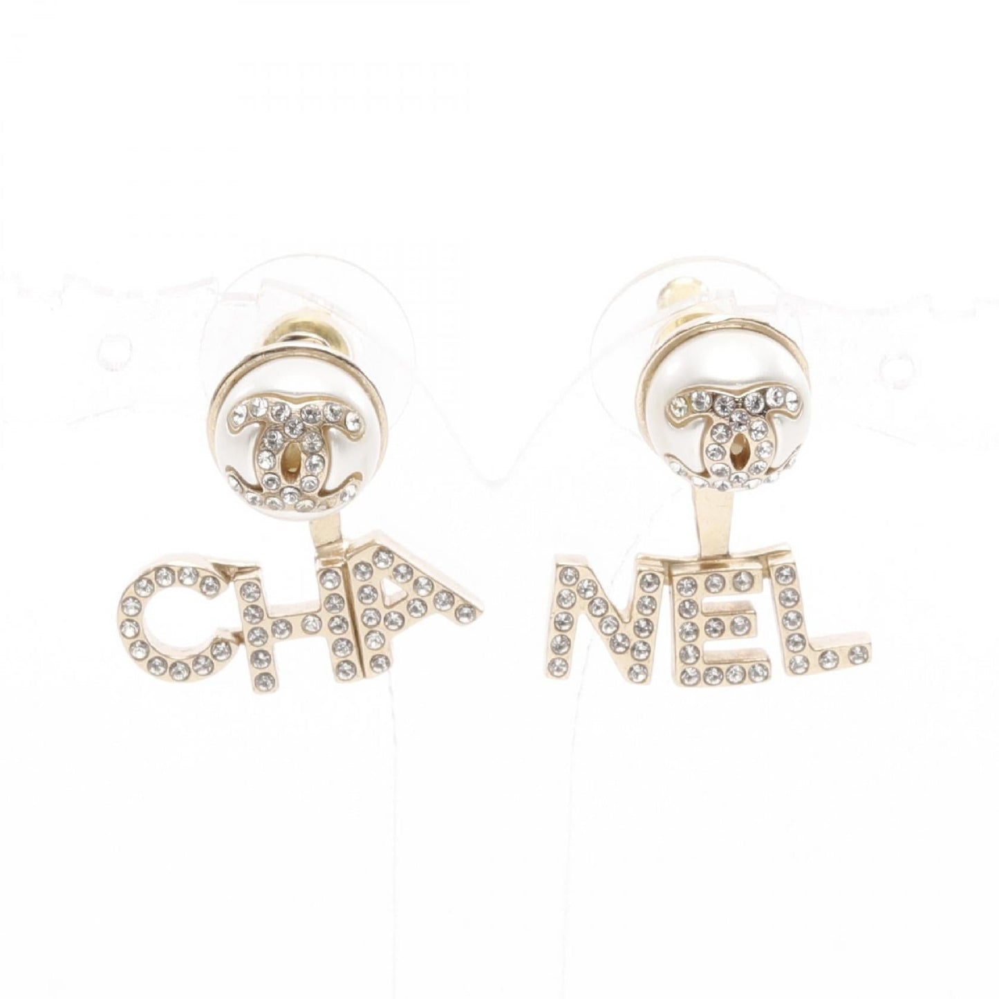 Chanel Coco Mark Pearl Earrings