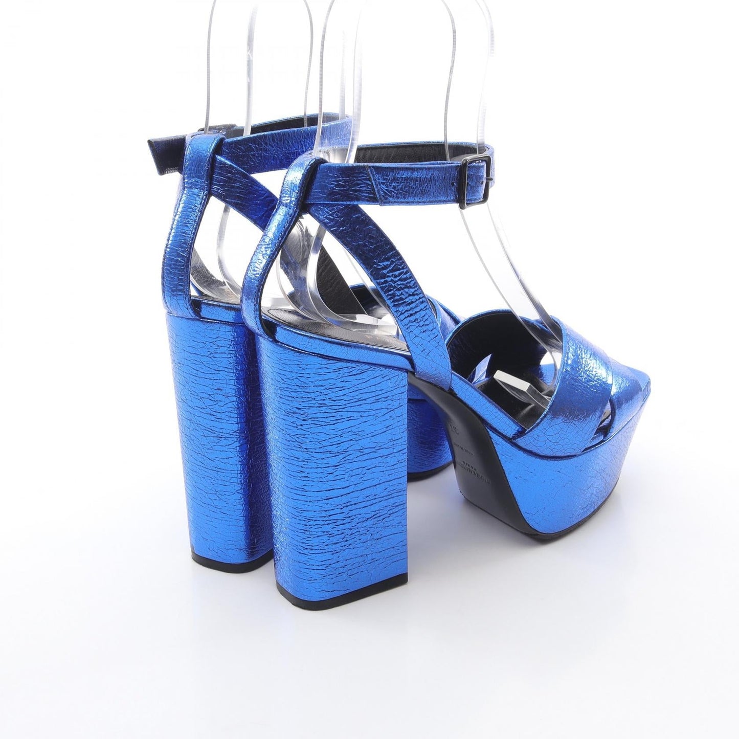 Saint Laurent Paris Leather Sandals