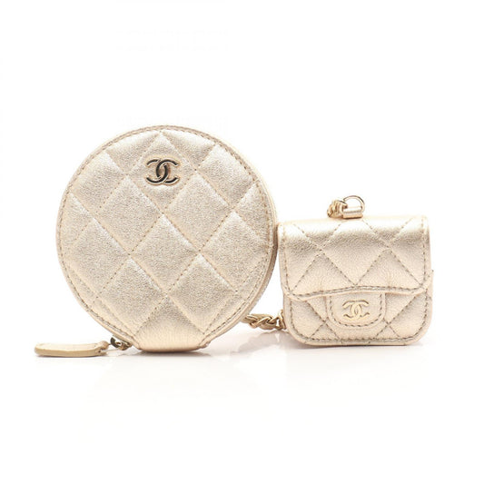 Chanel Matelasse Lambskin 2way Coin Purse