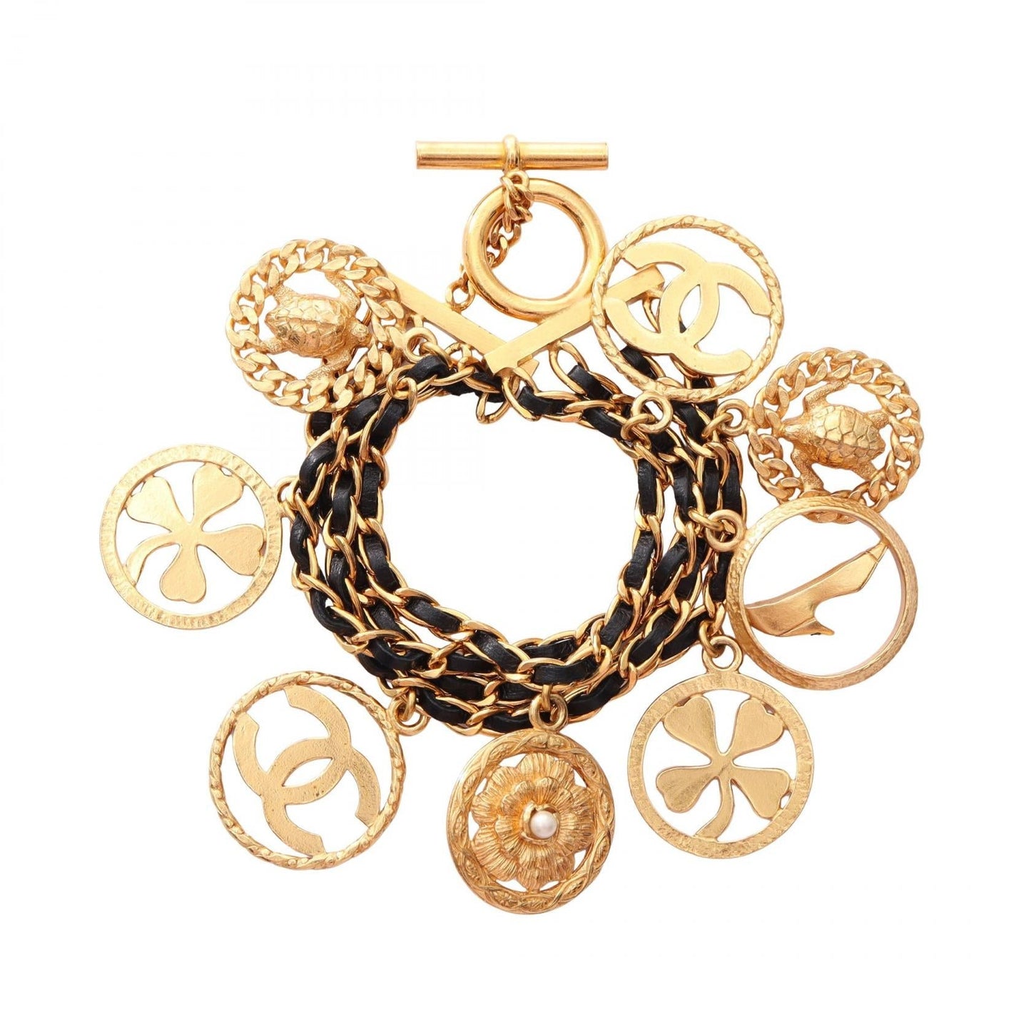 Chanel Coco Mark Camellia Bracelet