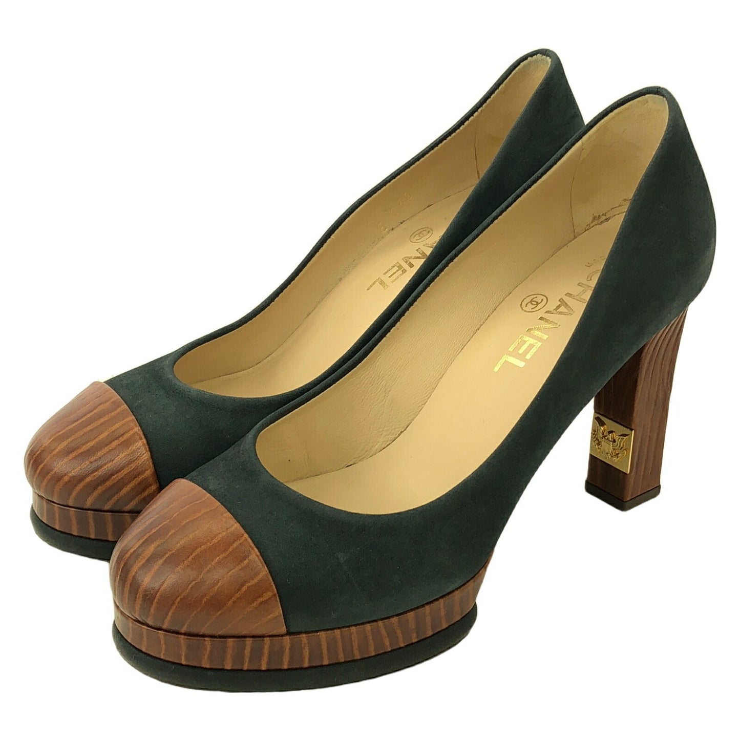 Chanel G30196 Suede Pumps