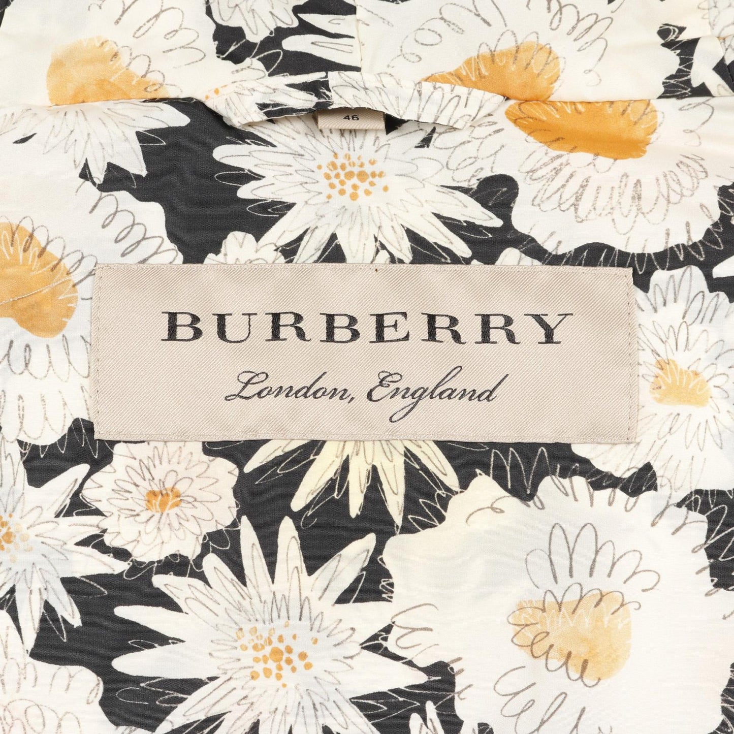 Burberry Daisy Print Nylon Jacket