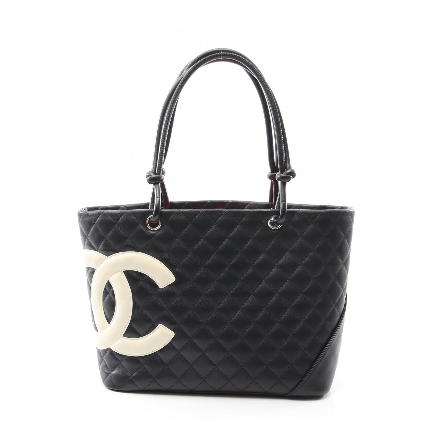 Chanel Cambon Line Lambskin Tote Bag