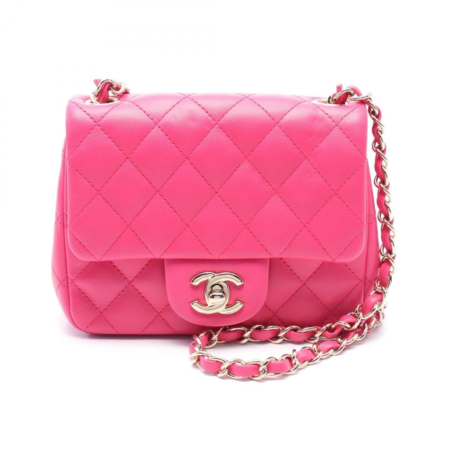 Chanel Mini Matelassé Leather Shoulder Bag