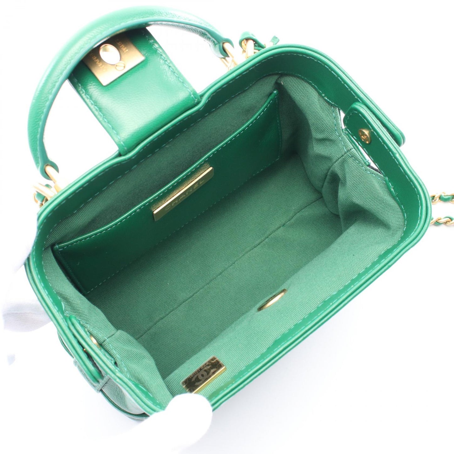 Chanel Matelassé Small 2way Bag Leather Bag