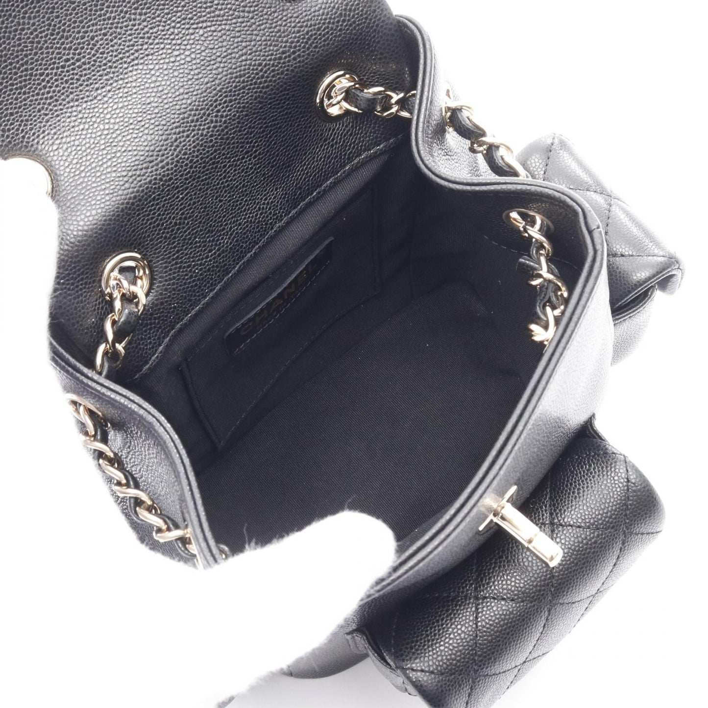 Chanel Matelasse Grained Calfskin Backpack
