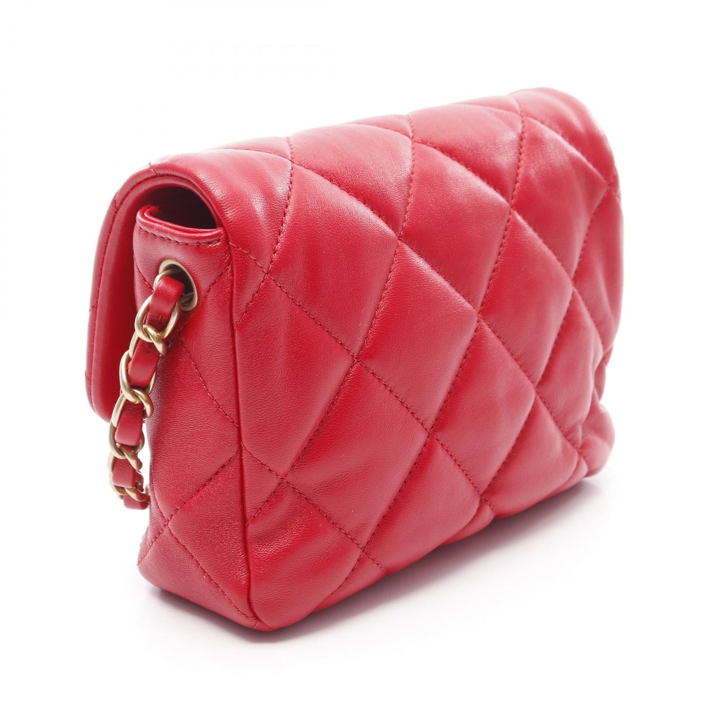 Chanel Matelasse Heart Lock Lambskin Shoulder Bag