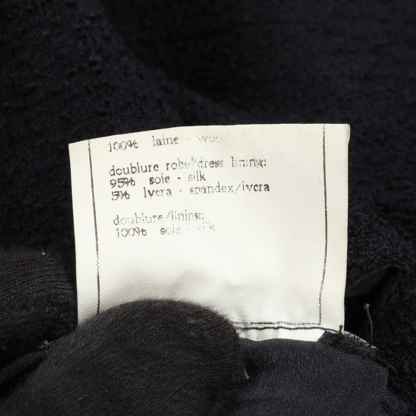 Chanel Coco Mark Wool Dress