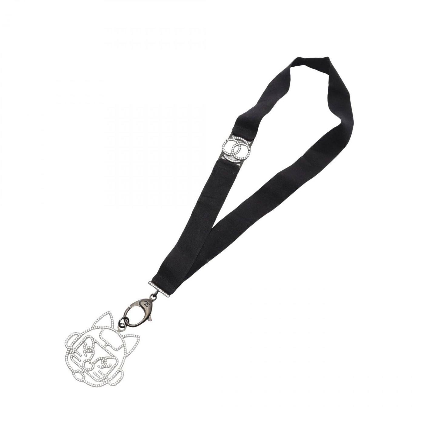 Chanel Coco Mark Cat Robot Necklace