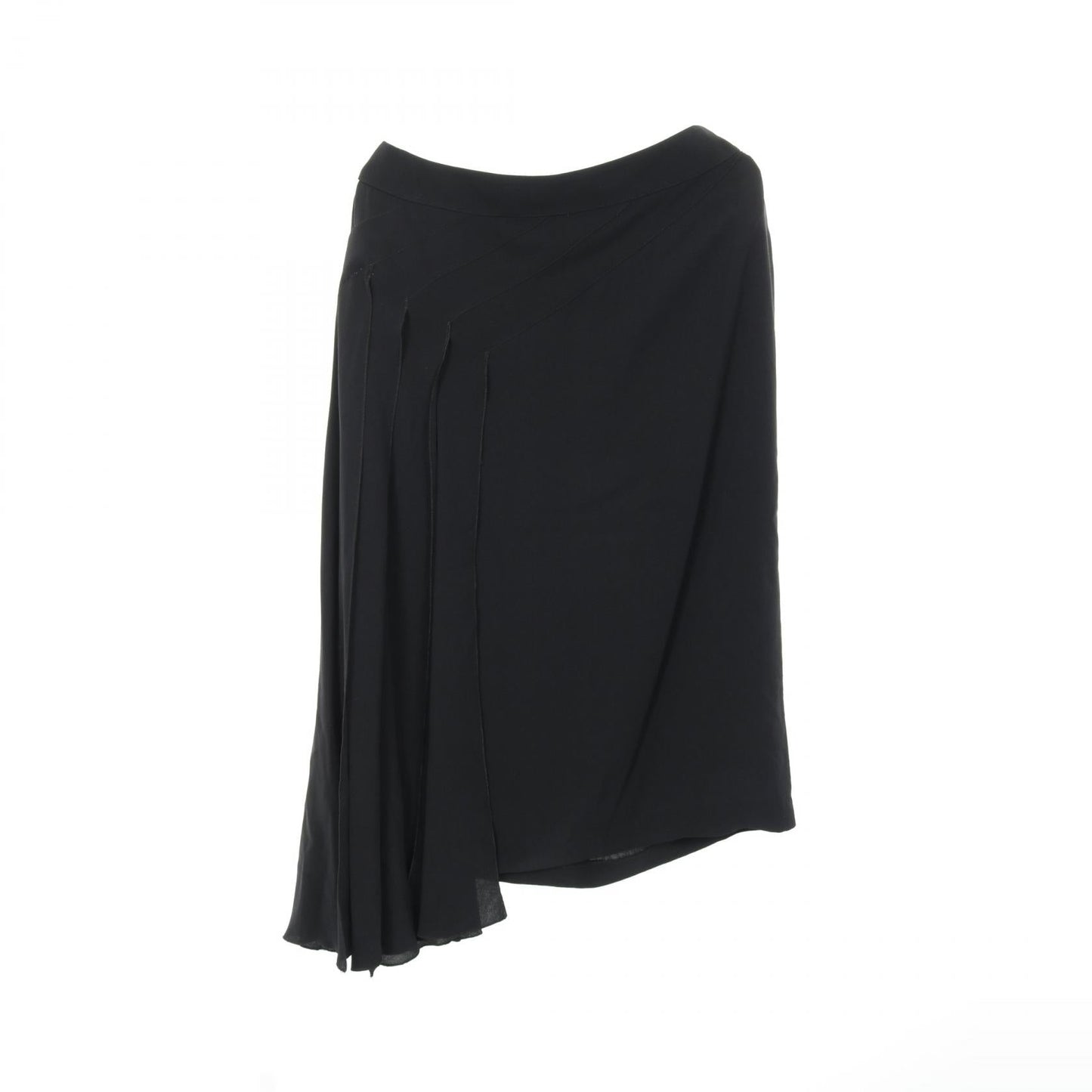 Chanel Coco Mark Button Cotton Skirt