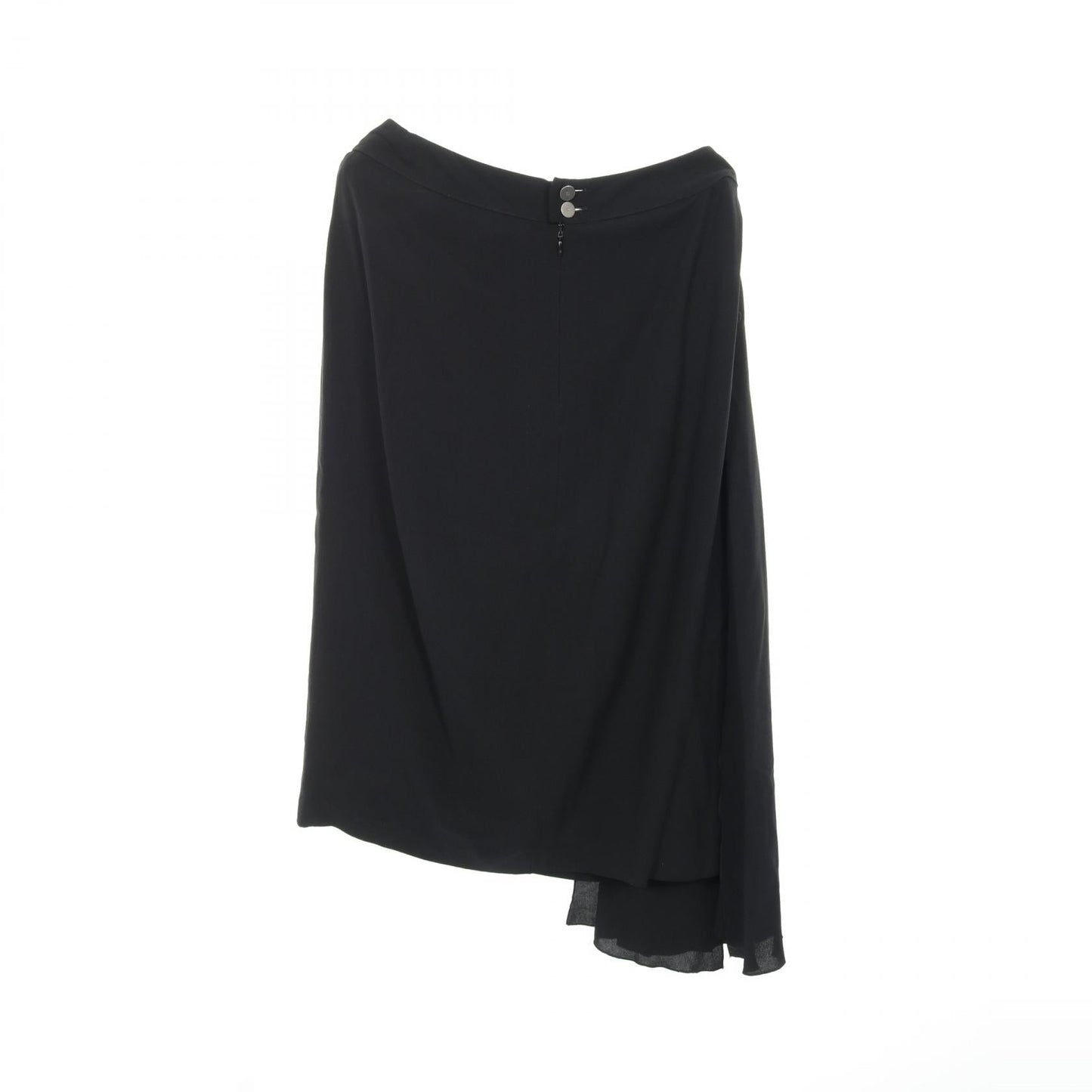 Chanel Coco Mark Button Cotton Skirt