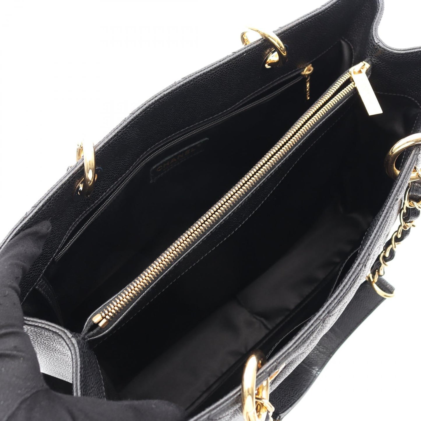 Chanel Matelasse Caviar Skin Tote Bag