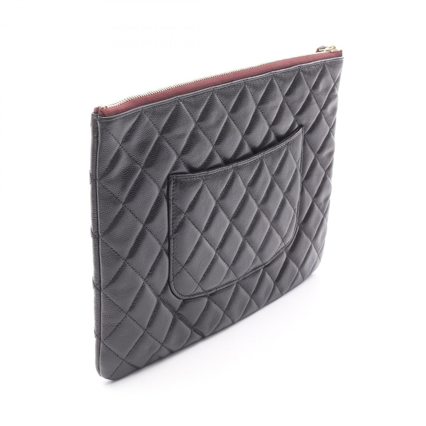 Chanel Matelasse Leather Clutch Bag