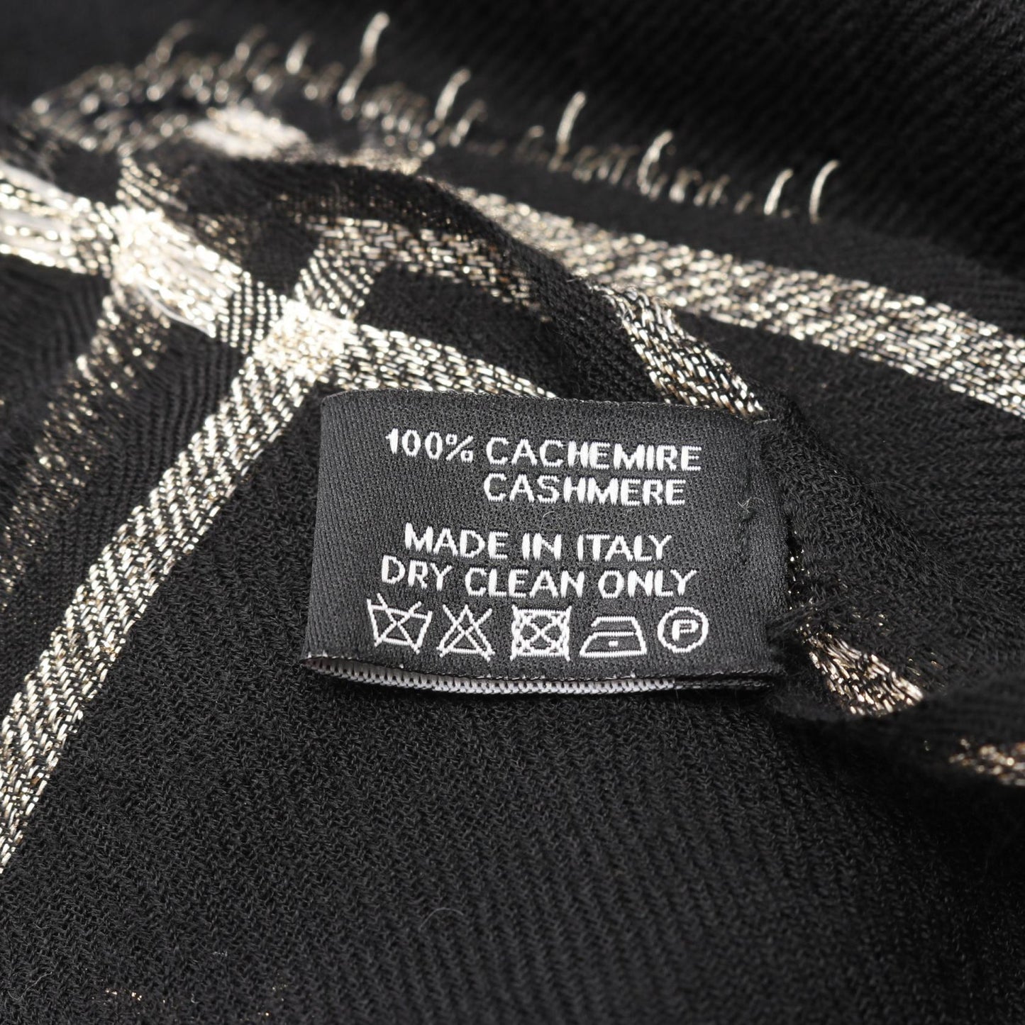 Chanel Coco Mark Cashmere Stole