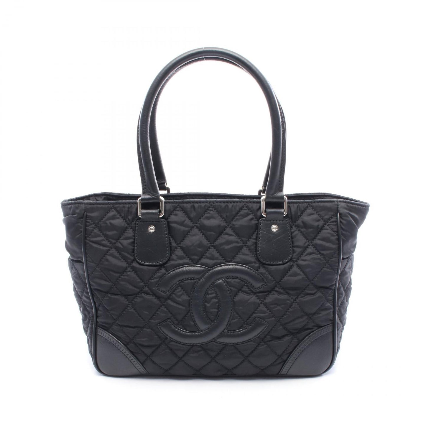 Chanel Paris New York Line Nylon Leather Tote Bag