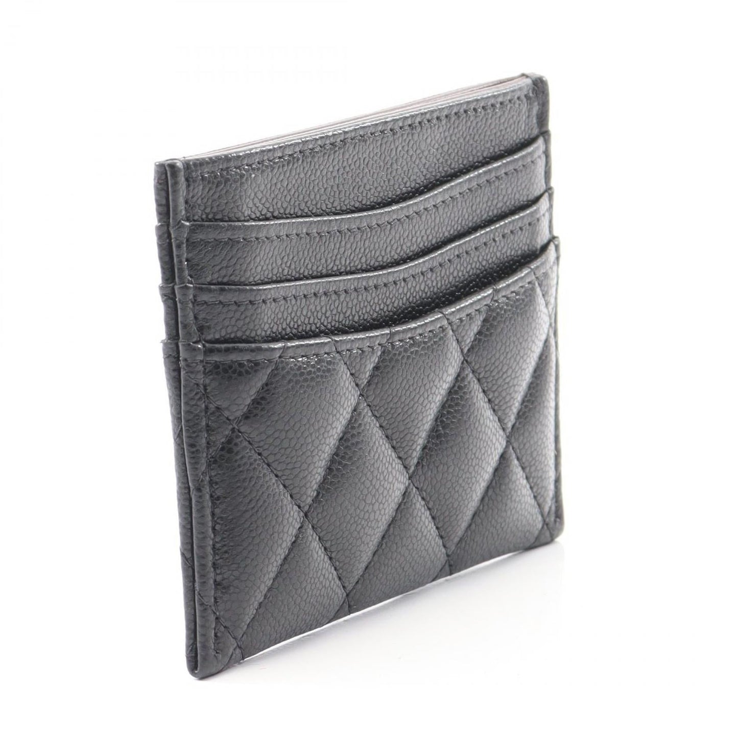 Chanel Matelassé Grained Calfskin Card Case