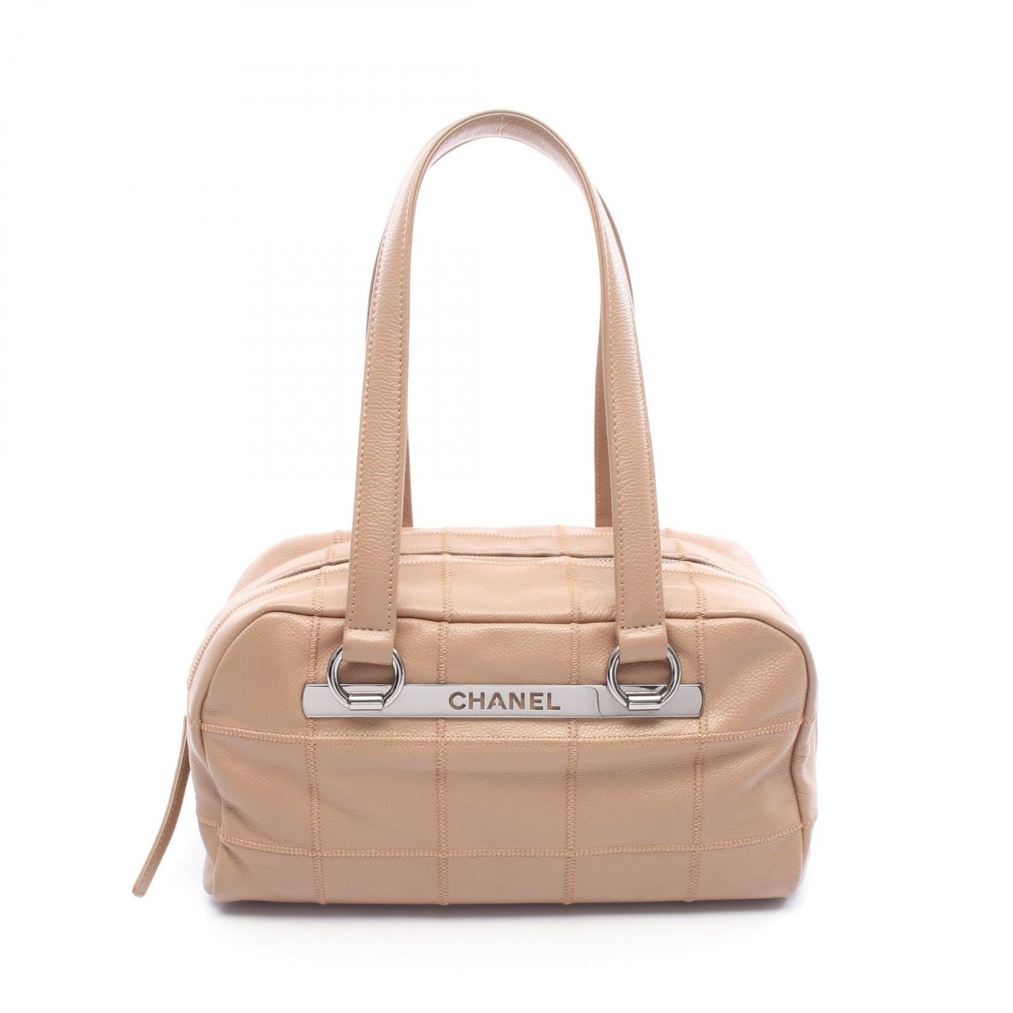Chanel Choco Bar Calf Boston Bag