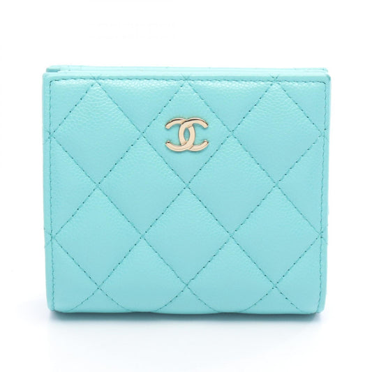 Chanel Matelassé Classic Small Wallet Grained Calfskin Wallet