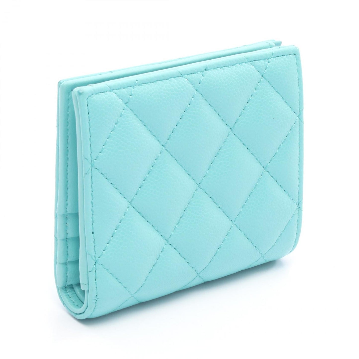 Chanel Matelassé Classic Small Wallet Grained Calfskin Wallet