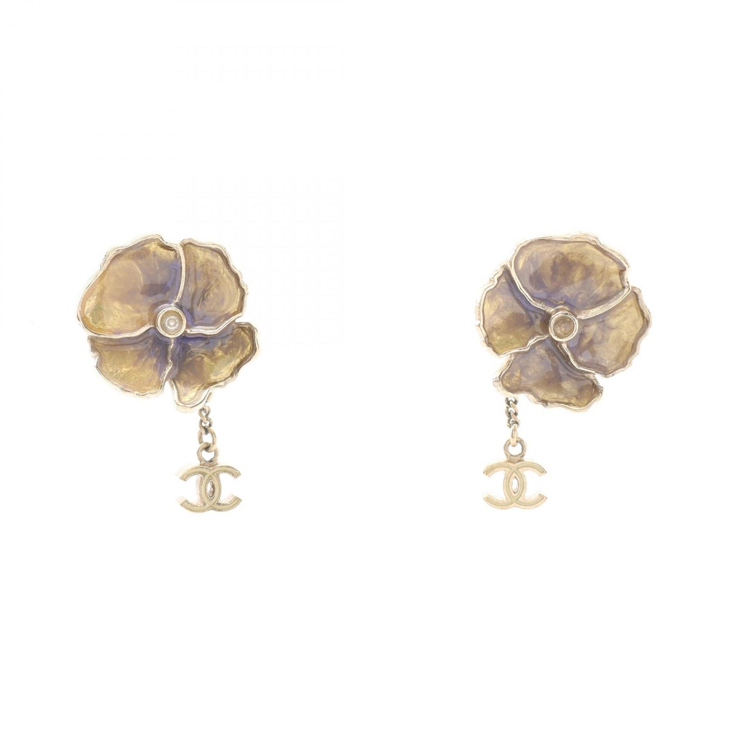 Chanel Camellia Earrings