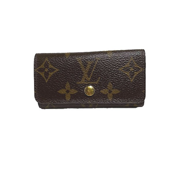 LOUIS VUITTON Key case Key holder  M69517 Monogram canvas Brown for 4 Monogram Multicles4 unisex(Unisex)