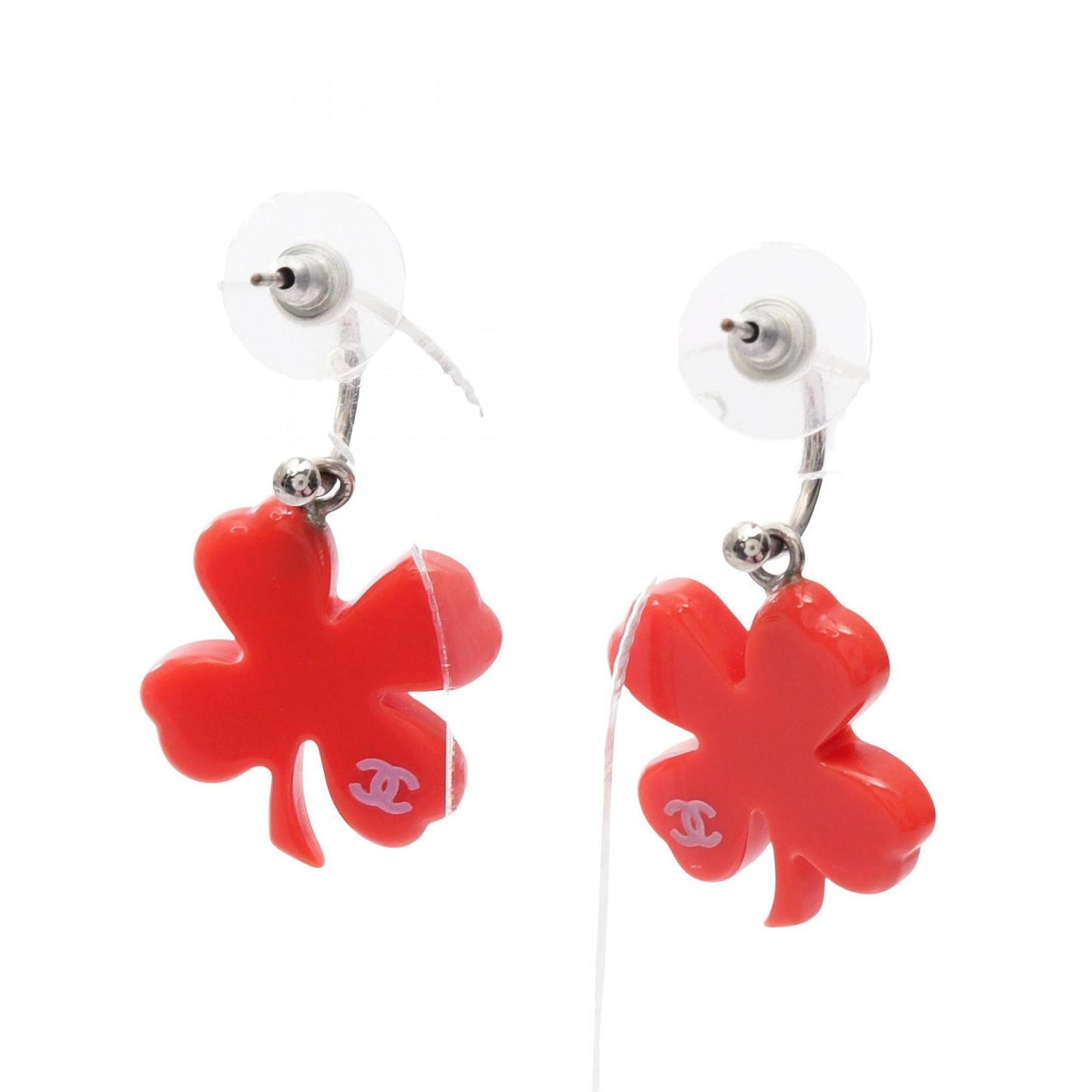 Chanel Coco Mark Clover Earrings