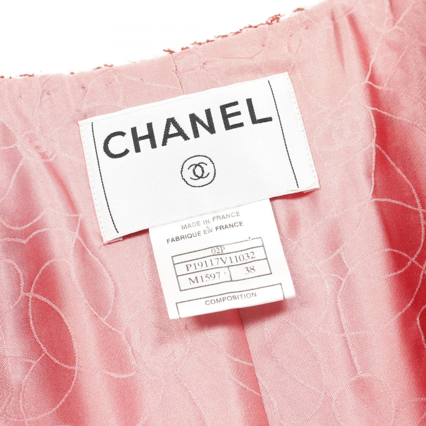 Chanel Wool Collarless Jacket Outerwear