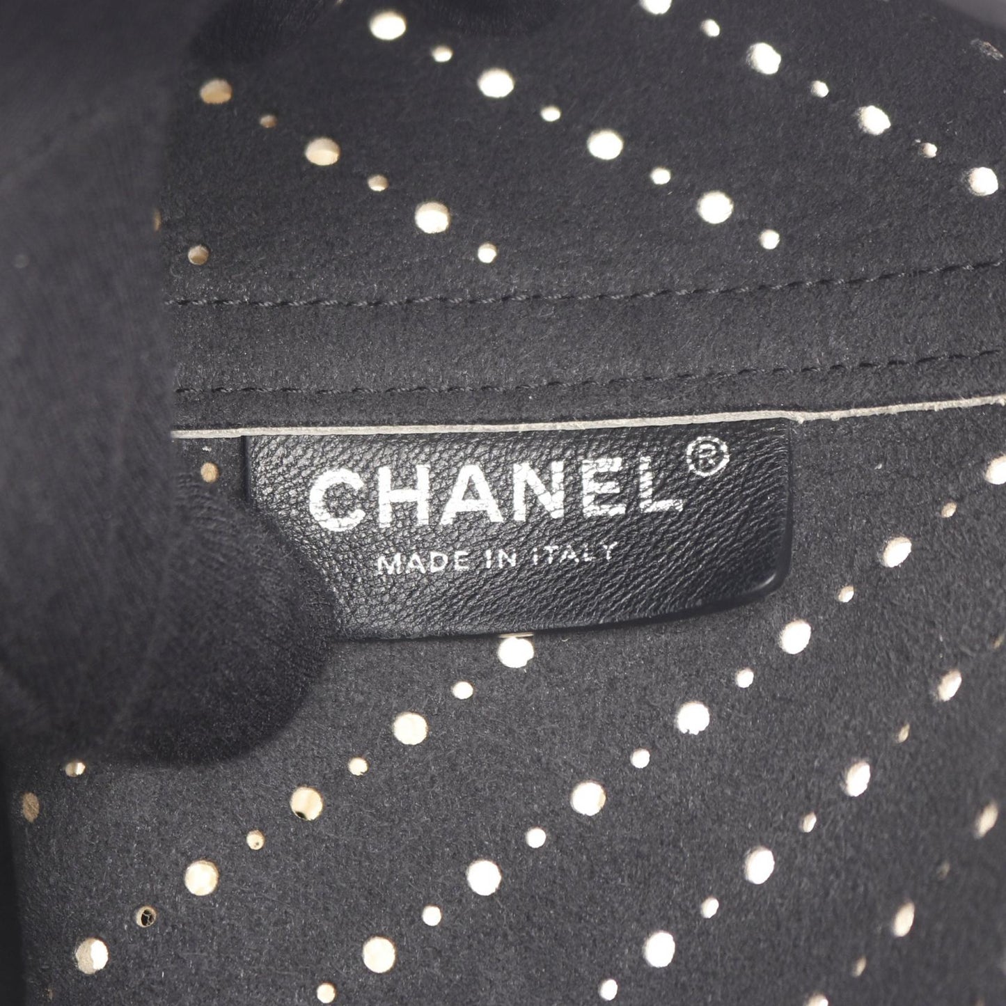 Chanel Coco Mark Grained Calfskin Tote Bag