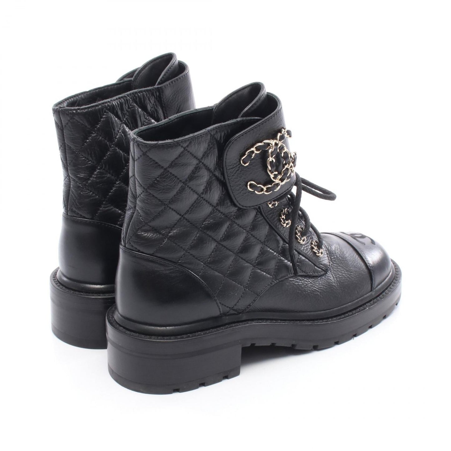 Chanel 19 Matelassé Leather Boots