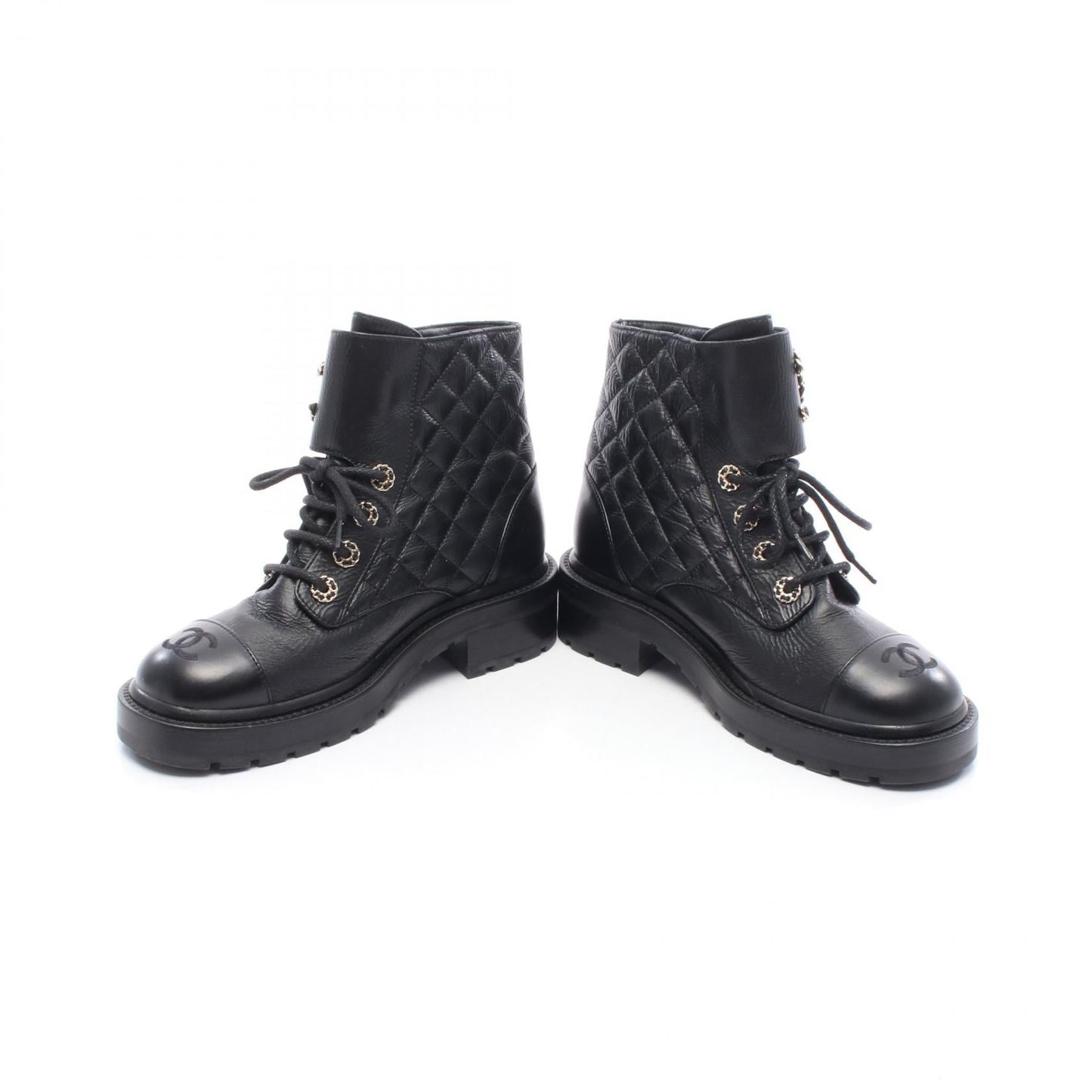 Chanel 19 Matelassé Leather Boots